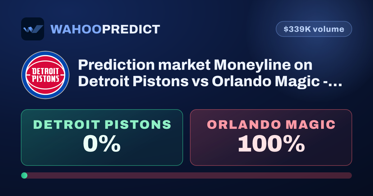 Detroit Pistons vs Orlando Magic - Apr 19, 10:37 PM - Predict on ...