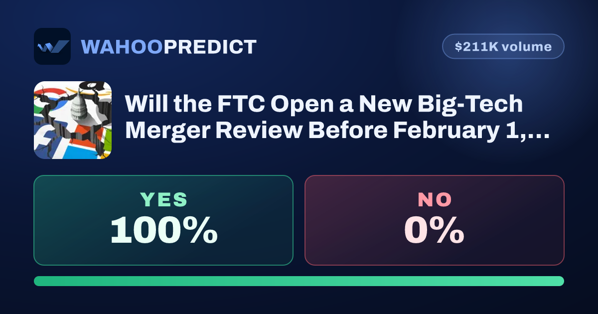 Will the FTC Open a New Big-Tech Merger Review Before February 1, 2026 ...